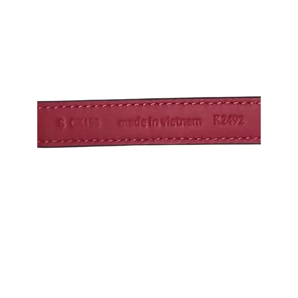 Coach Signature Canvas Red Leather Dog Collar Small CX153 Charms EUC - Picture 4 of 4
